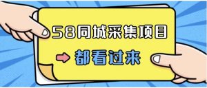 58同城采集项目，只需拍三张照片，一天轻松200-300元！看最鲜网，看新知识-提供各类互联网项目，互联网副业，职场技能课程，股票期货投资, 校园课程，升学考试等有价值的知识看最鲜网，看新知识