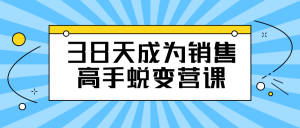 38天成为销售高手蜕变营课看最鲜网，看新知识-提供各类互联网项目，互联网副业，职场技能课程，股票期货投资, 校园课程，升学考试等有价值的知识看最鲜网，看新知识
