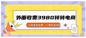 外面收费3980的转转电商玩法，上架当天出单，一单利润300看最鲜网，看新知识-提供各类互联网项目，互联网副业，职场技能课程，股票期货投资, 校园课程，升学考试等有价值的知识看最鲜网，看新知识