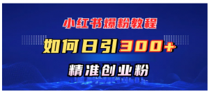 小红书如何日引300+创业粉，快速实现精准变现！看最鲜网，看新知识-提供各类互联网项目，互联网副业，职场技能课程，股票期货投资, 校园课程，升学考试等有价值的知识看最鲜网，看新知识