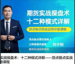 刘子阳期货实战操盘术：十二种模式详解——顶点极点实战应用中级课程看最鲜网，看新知识-提供各类互联网项目，互联网副业，职场技能课程，股票期货投资, 校园课程，升学考试等有价值的知识看最鲜网，看新知识