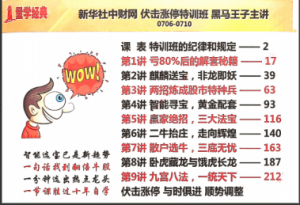 量学2024年7月黑马王子特训班 北京特训班线下课合成视频+文档+指标看最鲜网，看新知识-提供各类互联网项目，互联网副业，职场技能课程，股票期货投资, 校园课程，升学考试等有价值的知识看最鲜网，看新知识