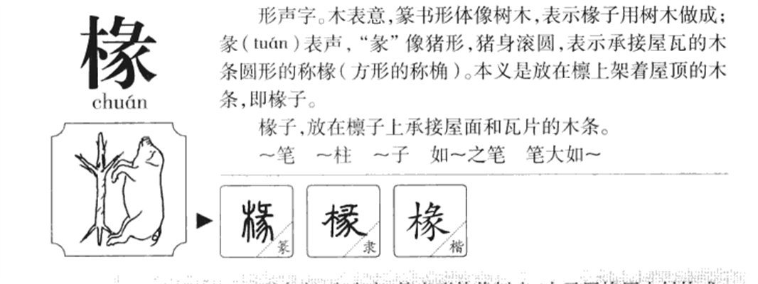 椽怎么读什么意思（椽的拼音）看最鲜网，看新知识-提供各类互联网项目，互联网副业，职场技能课程，股票期货投资, 校园课程，升学考试等有价值的知识看最鲜网，看新知识