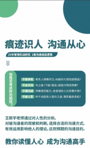 王新宇：痕迹识人之沟通篇－－向上管理，沟通从心看最鲜网，看新知识-提供各类互联网项目，互联网副业，职场技能课程，股票期货投资, 校园课程，升学考试等有价值的知识看最鲜网，看新知识