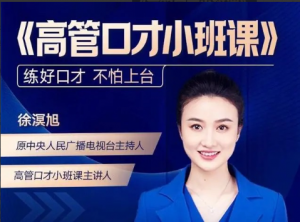 高管口才小班课（2022.8升级版）看最鲜网，看新知识-提供各类互联网项目，互联网副业，职场技能课程，股票期货投资, 校园课程，升学考试等有价值的知识看最鲜网，看新知识