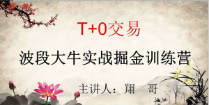 翔哥擒龙重磅课程 T+0交易波段大牛实战掘金训练营实战课程看最鲜网，看新知识-提供各类互联网项目，互联网副业，职场技能课程，股票期货投资, 校园课程，升学考试等有价值的知识看最鲜网，看新知识
