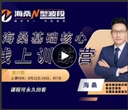 【期货课程】陈金辉海桑N型波段：8月22日海桑基础核心线上训练营看最鲜网，看新知识-提供各类互联网项目，互联网副业，职场技能课程，股票期货投资, 校园课程，升学考试等有价值的知识看最鲜网，看新知识