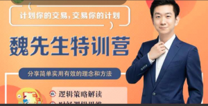 抖音魏先生特训营2023，计划你的交易,交易你的计划看最鲜网，看新知识-提供各类互联网项目，互联网副业，职场技能课程，股票期货投资, 校园课程，升学考试等有价值的知识看最鲜网，看新知识
