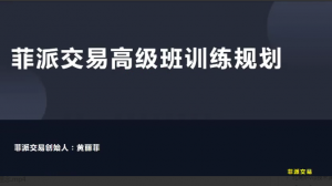 菲派交易赢家操盘手训练营 高级班看最鲜网，看新知识-提供各类互联网项目，互联网副业，职场技能课程，股票期货投资, 校园课程，升学考试等有价值的知识看最鲜网，看新知识
