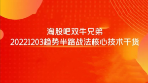 淘股吧双牛兄弟20221203趋势半路战法核心技术干货 3文档看最鲜网，看新知识-提供各类互联网项目，互联网副业，职场技能课程，股票期货投资, 校园课程，升学考试等有价值的知识看最鲜网，看新知识