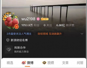 微博千万粉丝大V广西WU2198 文档看最鲜网，看新知识-提供各类互联网项目，互联网副业，职场技能课程，股票期货投资, 校园课程，升学考试等有价值的知识看最鲜网，看新知识