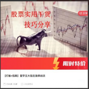 【打板+低吸】量学五大狙击涨停战法看最鲜网，看新知识-提供各类互联网项目，互联网副业，职场技能课程，股票期货投资, 校园课程，升学考试等有价值的知识看最鲜网，看新知识