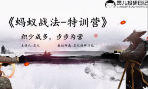 灵儿《蚂蚁战法》7天套利特训营看最鲜网，看新知识-提供各类互联网项目，互联网副业，职场技能课程，股票期货投资, 校园课程，升学考试等有价值的知识看最鲜网，看新知识