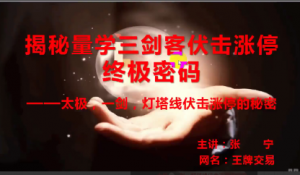 量学云讲堂张宁 量乾坤 王牌交易量学系统课第04期看最鲜网，看新知识-提供各类互联网项目，互联网副业，职场技能课程，股票期货投资, 校园课程，升学考试等有价值的知识看最鲜网，看新知识