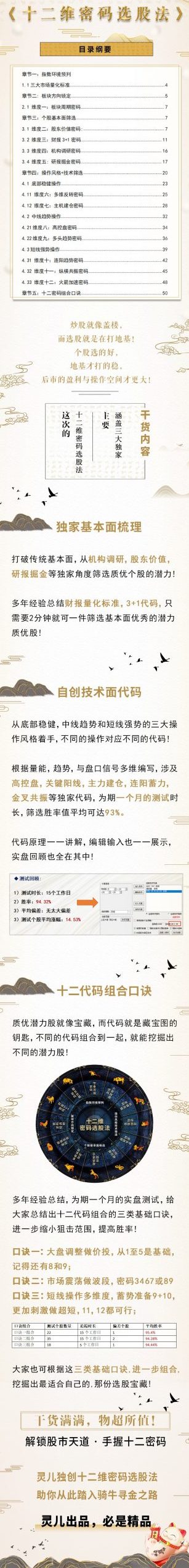 灵儿《十二维密码选股法》2视频+指标看最鲜网，看新知识-提供各类互联网项目，互联网副业，职场技能课程，股票期货投资, 校园课程，升学考试等有价值的知识看最鲜网，看新知识