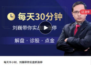 每天半小时，刘巍带你实盘抓涨停看最鲜网，看新知识-提供各类互联网项目，互联网副业，职场技能课程，股票期货投资, 校园课程，升学考试等有价值的知识看最鲜网，看新知识