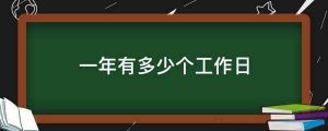 一年的工作日有多少天（一年多少天工作日）看最鲜网，看新知识-提供各类互联网项目，互联网副业，职场技能课程，股票期货投资, 校园课程，升学考试等有价值的知识看最鲜网，看新知识