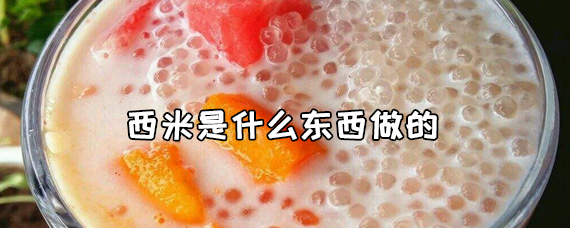 西米是什么东西做的（西米是什么做出来的）看最鲜网，看新知识-提供各类互联网项目，互联网副业，职场技能课程，股票期货投资, 校园课程，升学考试等有价值的知识看最鲜网，看新知识