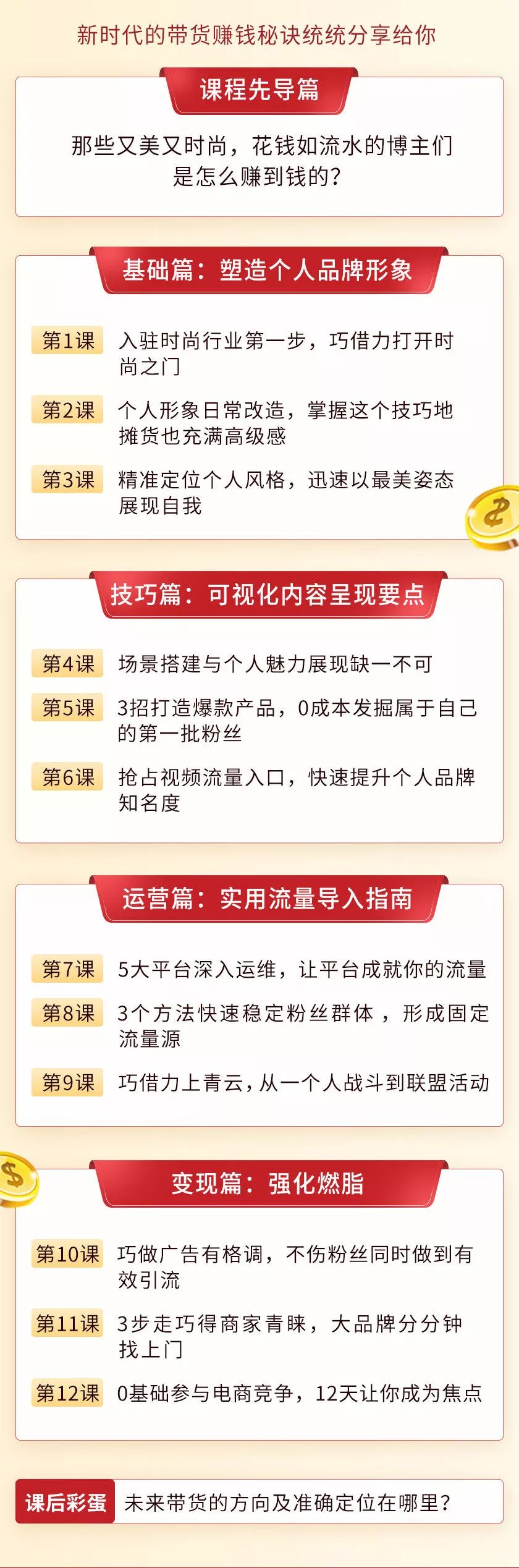 吸金带货王教程:手把手带你玩转流量红利, 让你放肆“赚翻天”
