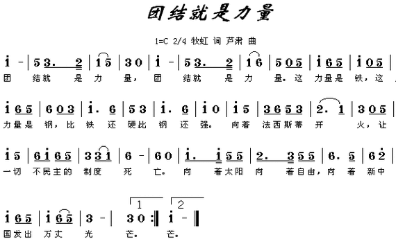 团结就是力量歌词全部看最鲜网，看新知识-提供各类互联网项目，互联网副业，职场技能课程，股票期货投资, 校园课程，升学考试等有价值的知识看最鲜网，看新知识