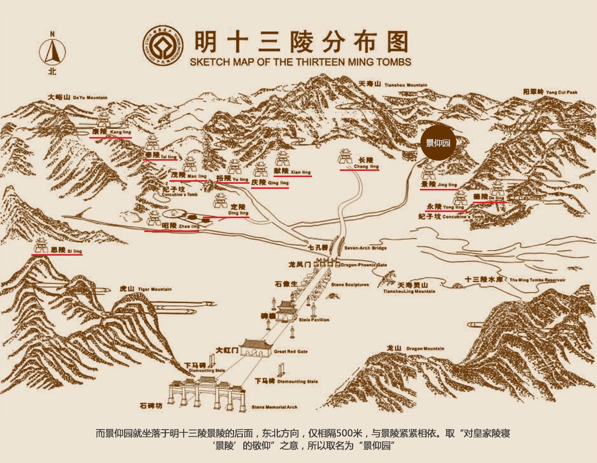 十三陵都有哪些陵园，十三陵都是哪几个陵园