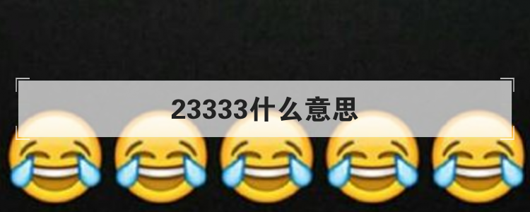 233333是什么意思啊（2333333是啥意思）看最鲜网，看新知识-提供各类互联网项目，互联网副业，职场技能课程，股票期货投资, 校园课程，升学考试等有价值的知识看最鲜网，看新知识