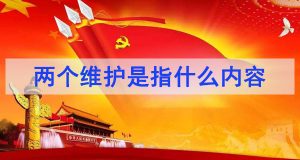 两个维护是指什么意思（两个维护的内容）看最鲜网，看新知识-提供各类互联网项目，互联网副业，职场技能课程，股票期货投资, 校园课程，升学考试等有价值的知识看最鲜网，看新知识