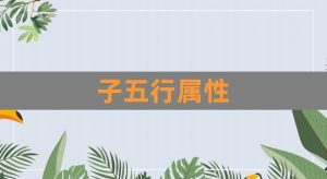 子字五行属什么（子字五行属火还是水）看最鲜网，看新知识-提供各类互联网项目，互联网副业，职场技能课程，股票期货投资, 校园课程，升学考试等有价值的知识看最鲜网，看新知识