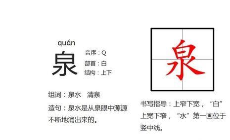 泉的偏旁是什么字（泉的偏旁是水还是白）看最鲜网，看新知识-提供各类互联网项目，互联网副业，职场技能课程，股票期货投资, 校园课程，升学考试等有价值的知识看最鲜网，看新知识