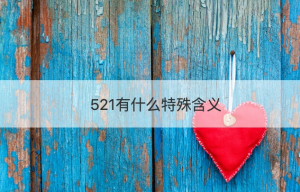 521数字代表什么意思(数字521的爱情含义)看最鲜网，看新知识-提供各类互联网项目，互联网副业，职场技能课程，股票期货投资, 校园课程，升学考试等有价值的知识看最鲜网，看新知识
