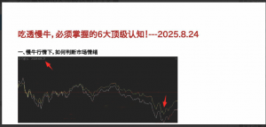 250825+吃透慢牛，必须掌握的6大顶级认知！1文章看最鲜网，看新知识-提供各类互联网项目，互联网副业，职场技能课程，股票期货投资, 校园课程，升学考试等有价值的知识看最鲜网，看新知识