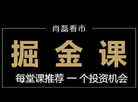 肖磊看市丨点对点掘金课（2017 2018 2019全集）看最鲜网，看新知识-提供各类互联网项目，互联网副业，职场技能课程，股票期货投资, 校园课程，升学考试等有价值的知识看最鲜网，看新知识