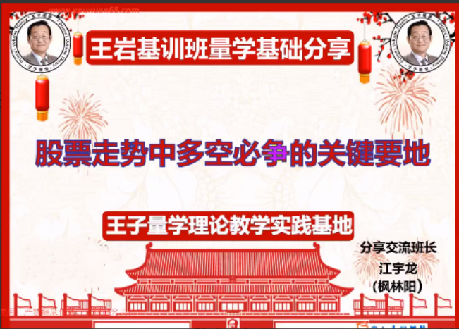 【量学云讲堂】王岩江宇龙2025年第58期视频