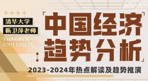 清华大学靳卫萍老师：中国经济趋势分析看最鲜网，看新知识-提供各类互联网项目，互联网副业，职场技能课程，股票期货投资, 校园课程，升学考试等有价值的知识看最鲜网，看新知识