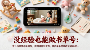 没经验也能做书单号，零基础学习书单剪辑，育儿古风情感全类型，抠图混剪到发布看最鲜网，看新知识-提供各类互联网项目，互联网副业，职场技能课程，股票期货投资, 校园课程，升学考试等有价值的知识看最鲜网，看新知识