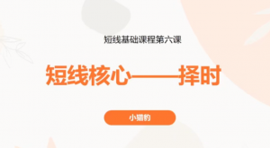 小猎豹卖点与仓位分配视频+短线核心—择时视频 2集看最鲜网，看新知识-提供各类互联网项目，互联网副业，职场技能课程，股票期货投资, 校园课程，升学考试等有价值的知识看最鲜网，看新知识