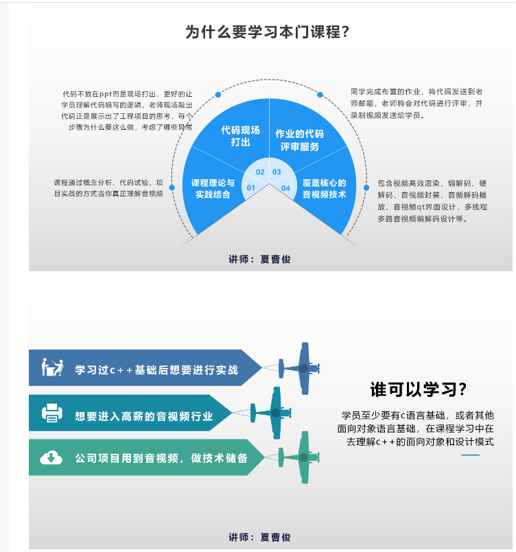 图片[4]看最鲜网，看新知识-提供各类互联网项目，互联网副业，职场技能课程，股票期货投资, 校园课程，升学考试等有价值的知识C++音视频实战-FFmpeg基础到工程-多路H265监控录放开发看最鲜网，看新知识-提供各类互联网项目，互联网副业，职场技能课程，股票期货投资, 校园课程，升学考试等有价值的知识看最鲜网，看新知识