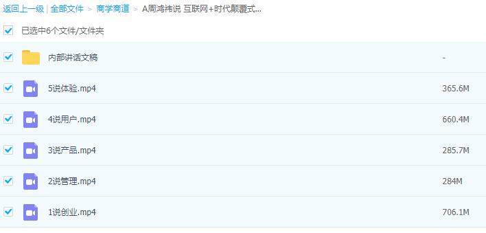 周鸿祎说 互联网+时代颠覆式成长 5DVD+文稿看最鲜网，看新知识-提供各类互联网项目，互联网副业，职场技能课程，股票期货投资, 校园课程，升学考试等有价值的知识看最鲜网，看新知识