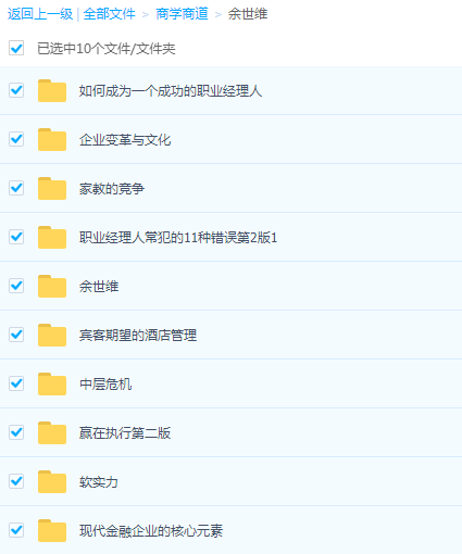 余世维讲座全集赢在执行DVD有效沟通DVD中层管理员工培训领导力执行力视频教材(171G)