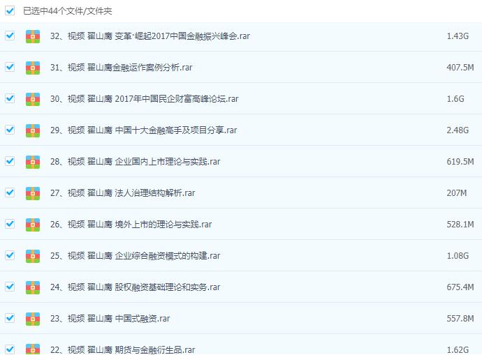 翟山鹰商业金融投资资本运作，企业管理的高端视频音频课程全集
